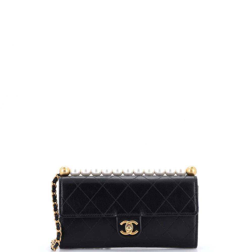 Chanel Chic Pearls Clutch With Chain #253456C29B